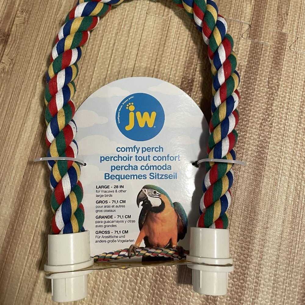 Comfy Rope Perch for Large Birds